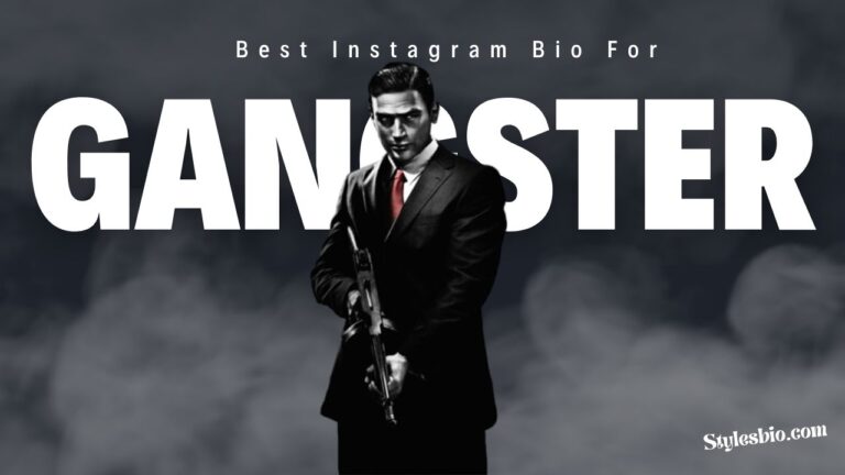 Best Instagram Bio For Gangster