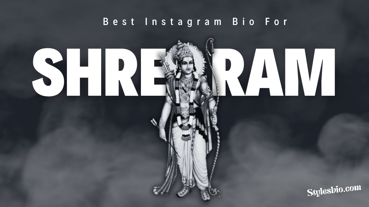 Instagram Bio Hindu Jai Shree Ram