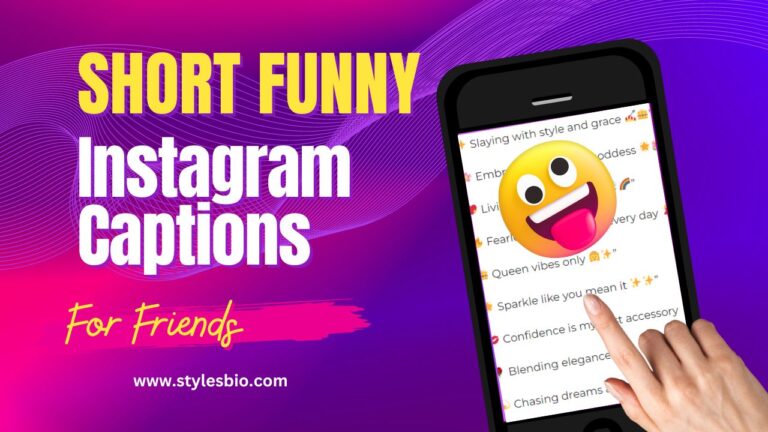 Short Funny Instagram Captions For Friends